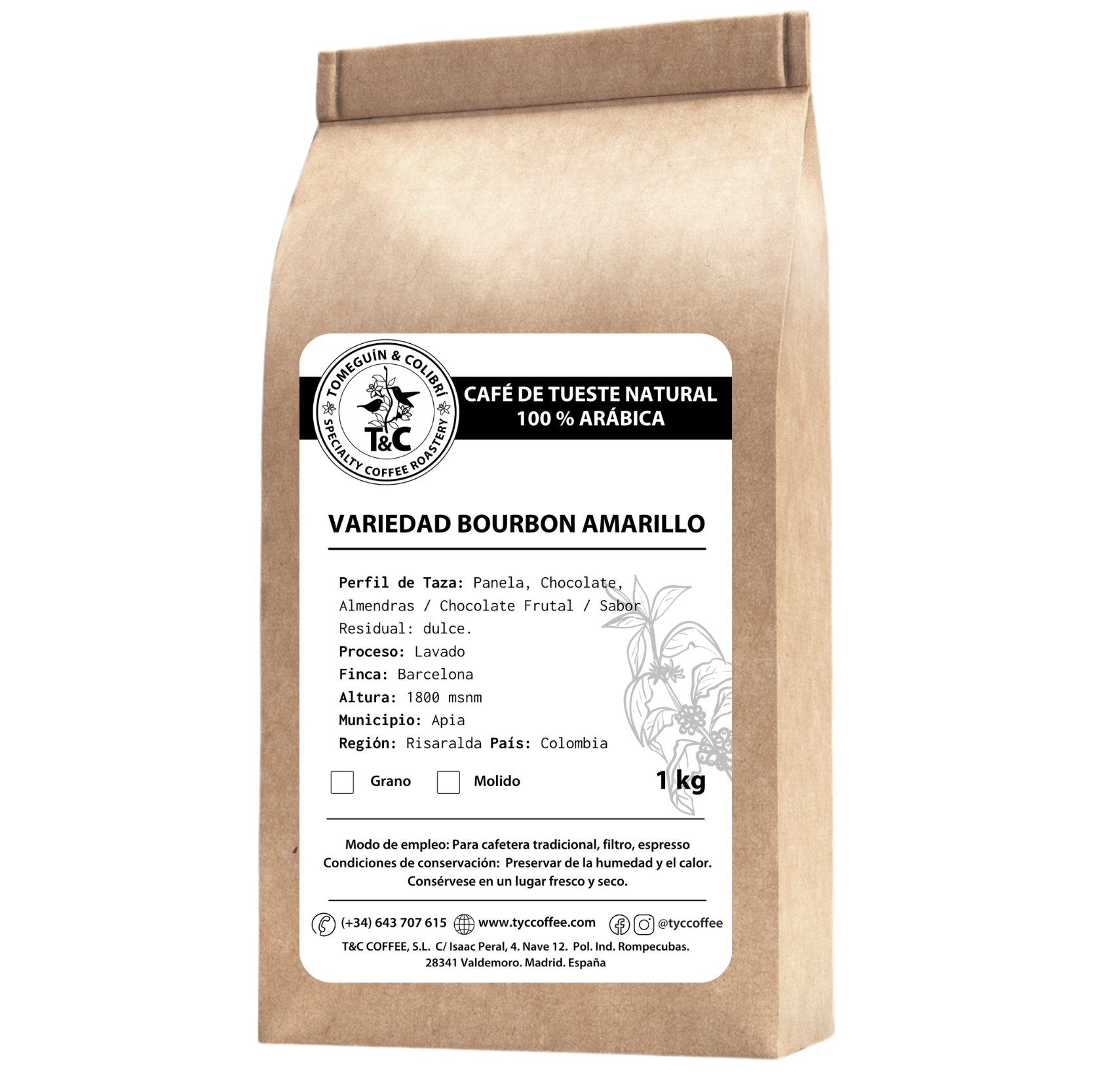 Bourbon Amarillo Lavado 1kg