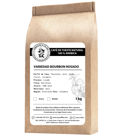 Bourbon rosado lavado 1 kg